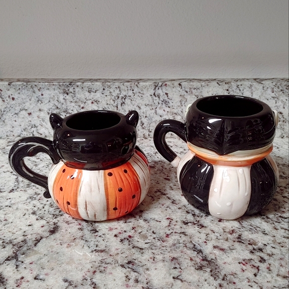 Johanna Parker Pumpkin Peep Mug Set Bat And Vampire - Picture 5 of 6